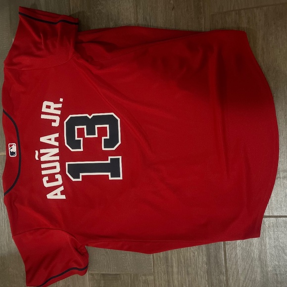 YOUTH XL RONALD ACUÑA JR. JERSEY - Picture 1 of 3